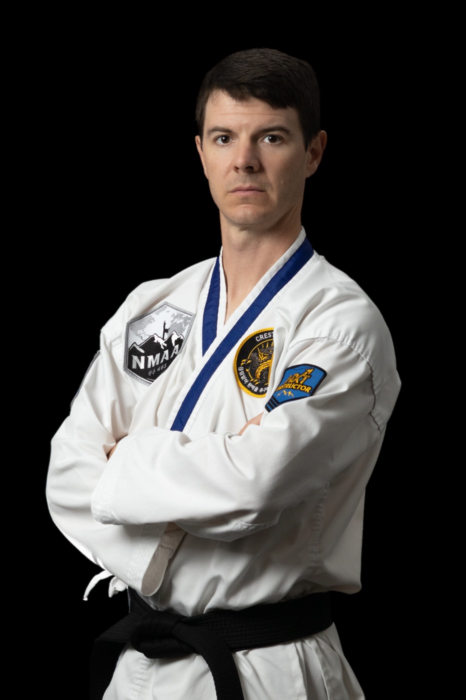 Mr. Wood, 2nd degree black belt and founder of Crest Martial Arts Academy
